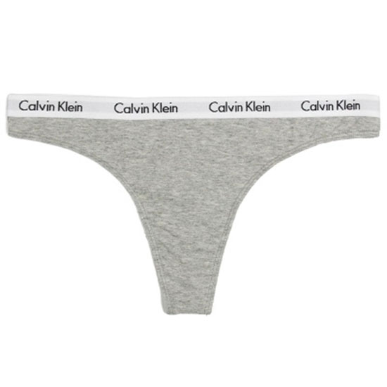 Tanga Calvin Klein Mujer Blanco Gris